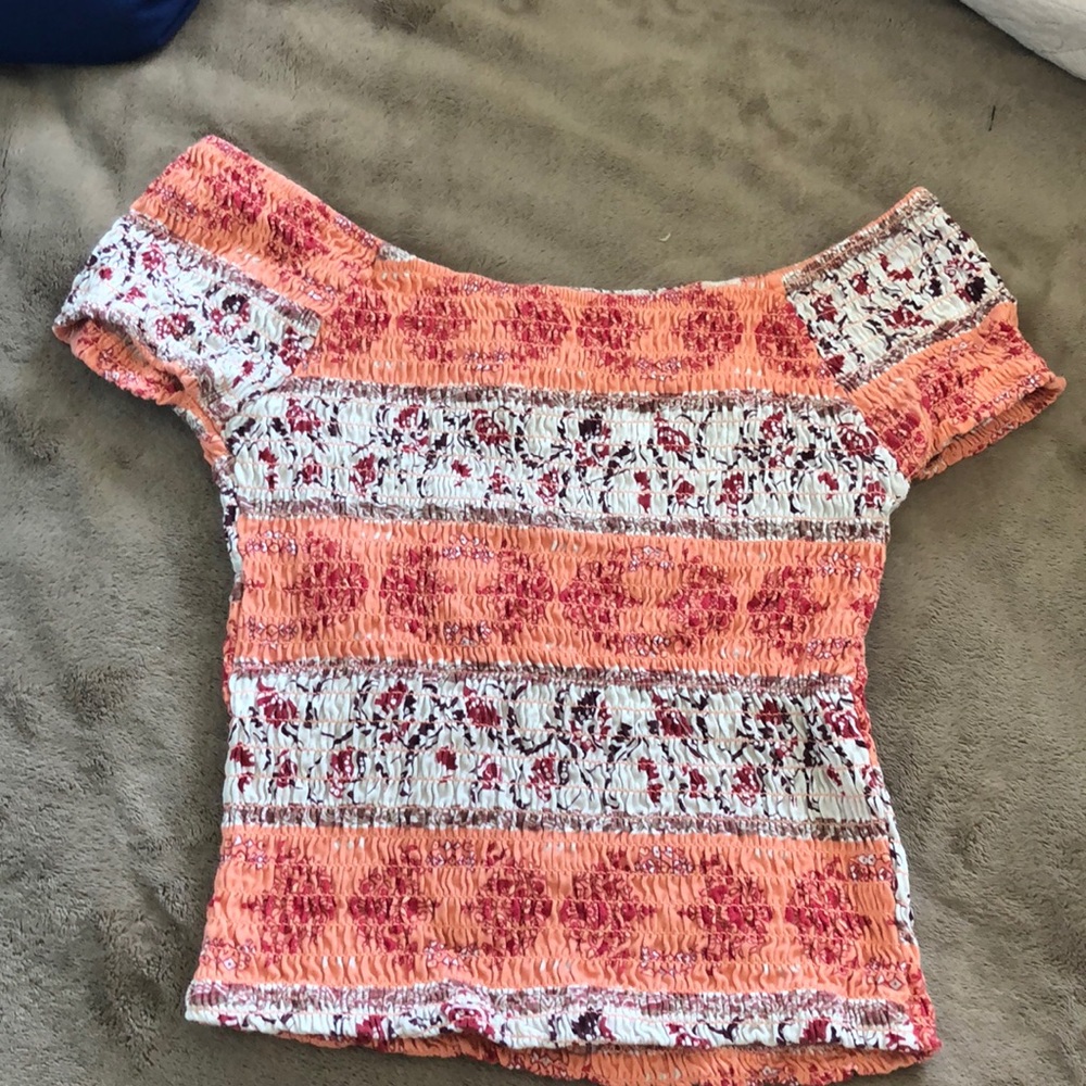 Multi color crop top